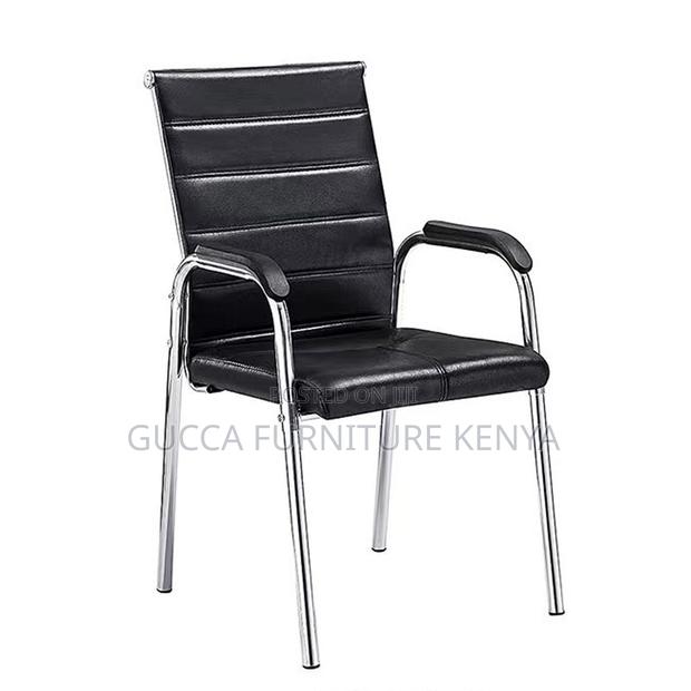 Executive Leather Mid-back Conference Chair - thumbnail 3