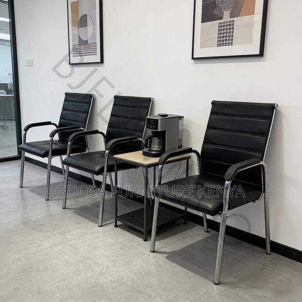 Executive Leather Mid-back Conference Chair - thumbnail 4