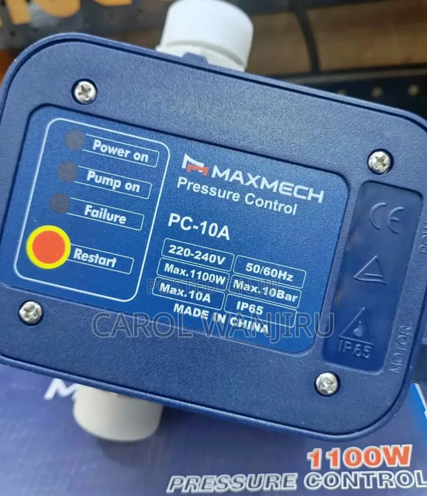 New Maxmech Automatic Pressure Pump Control/Maxmech Pressure Control
