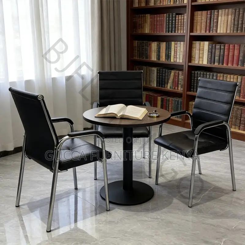 Executive Leather Mid-back Conference Chair