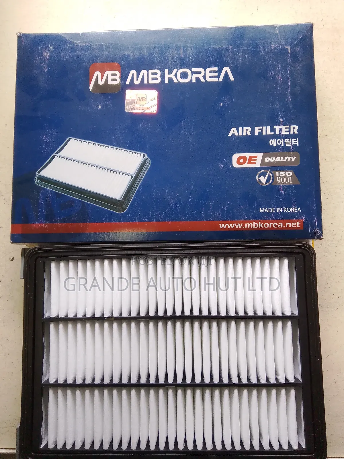 Air Filter Hyundai Tucson 2016 (Mbkorea Brand)