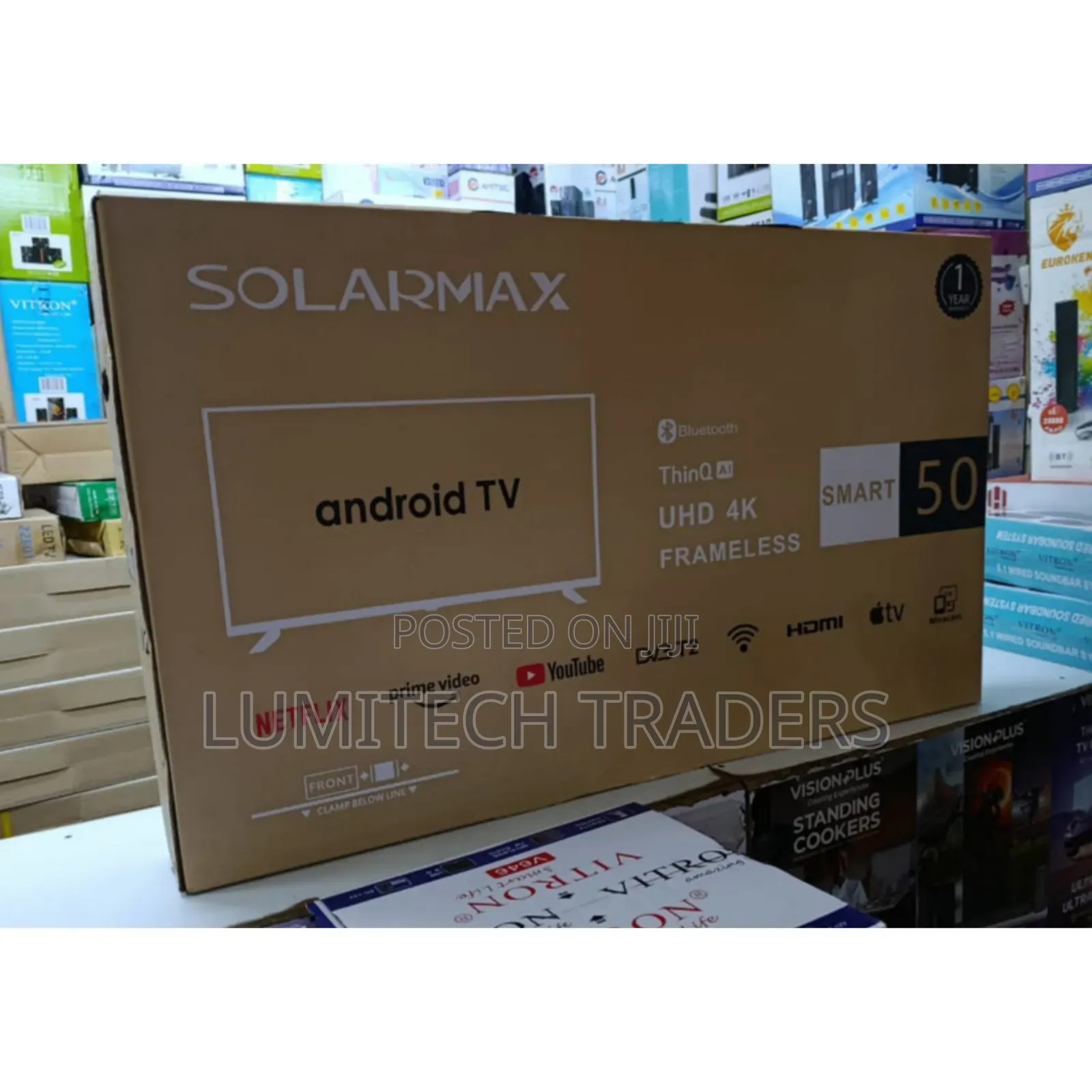 Solarmax 50-Inch Smart Android Tv