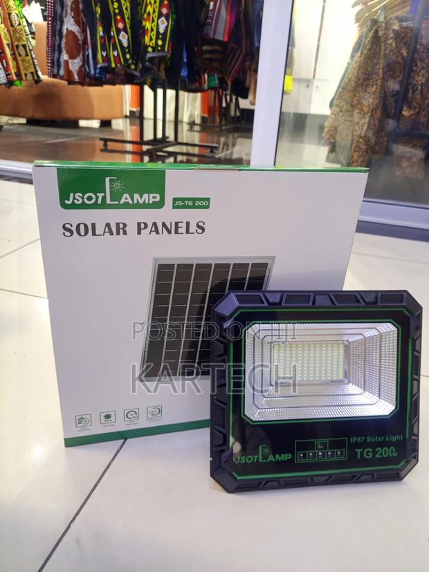 Jsot Lamp Tg-200w Solar Floodlight Ip67 Outdoor Security Light - main view