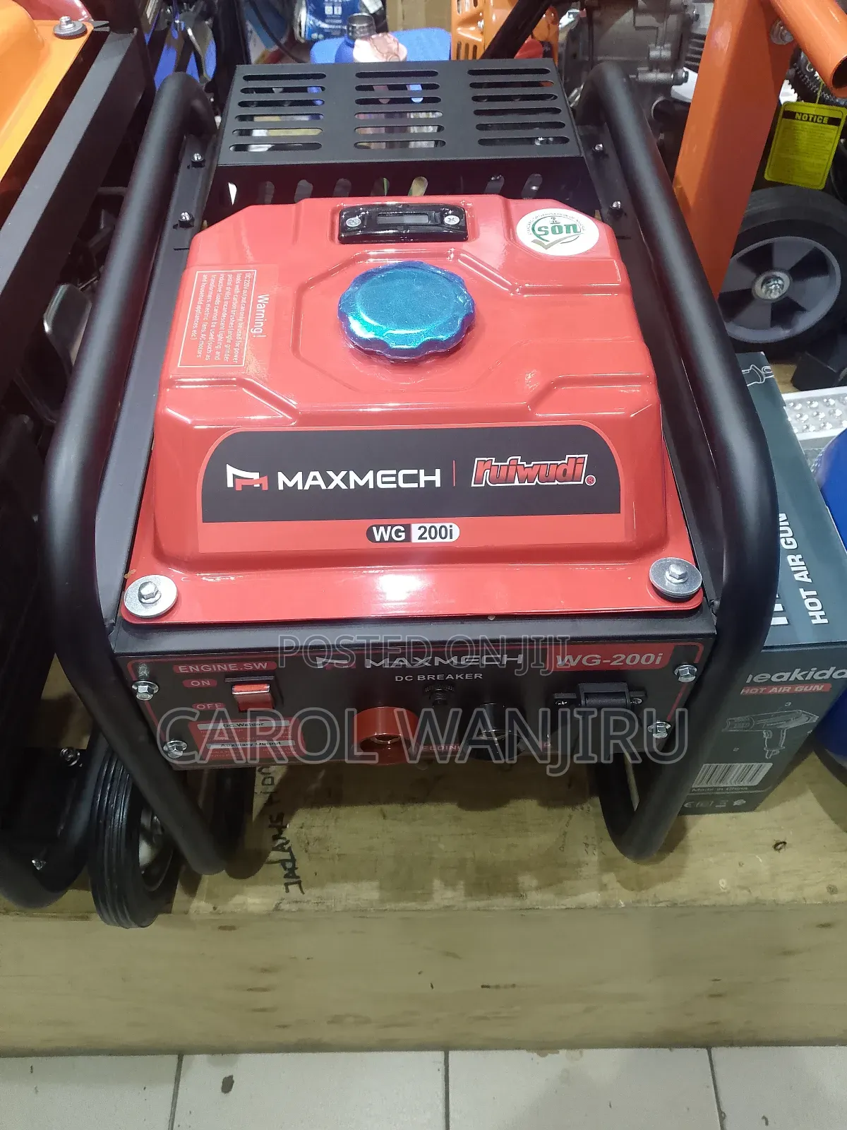 Maxmech 1.3kva Welding Generator/1.3kva Welding Generator