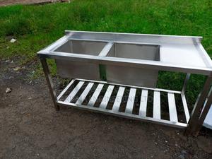 Stainless Steel Double Sink - thumbnail 2