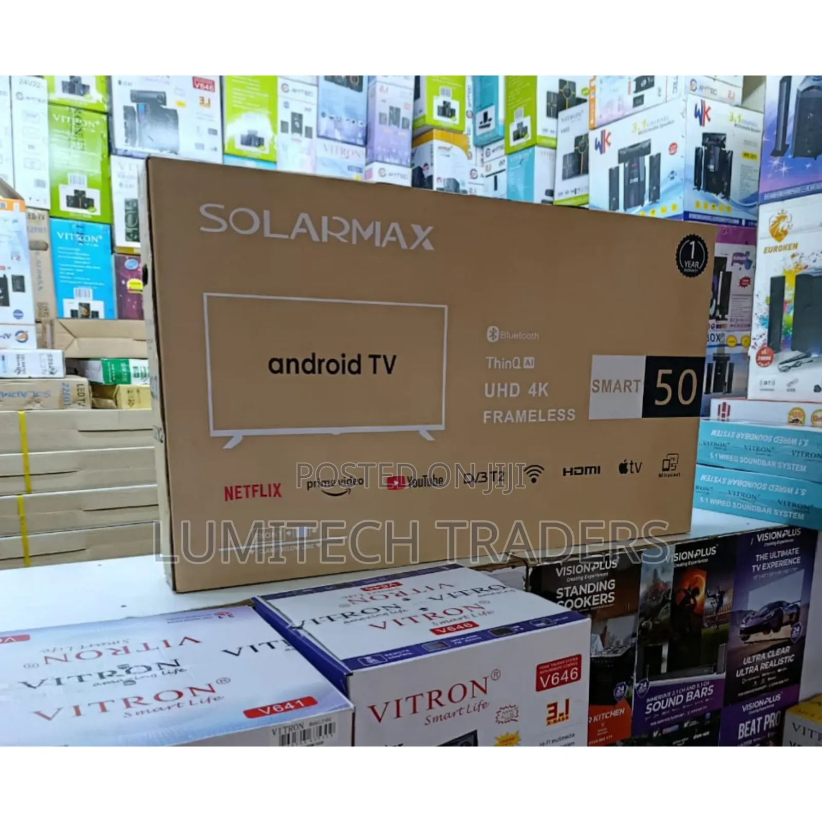 50" Solarmax Frameless Android Tv