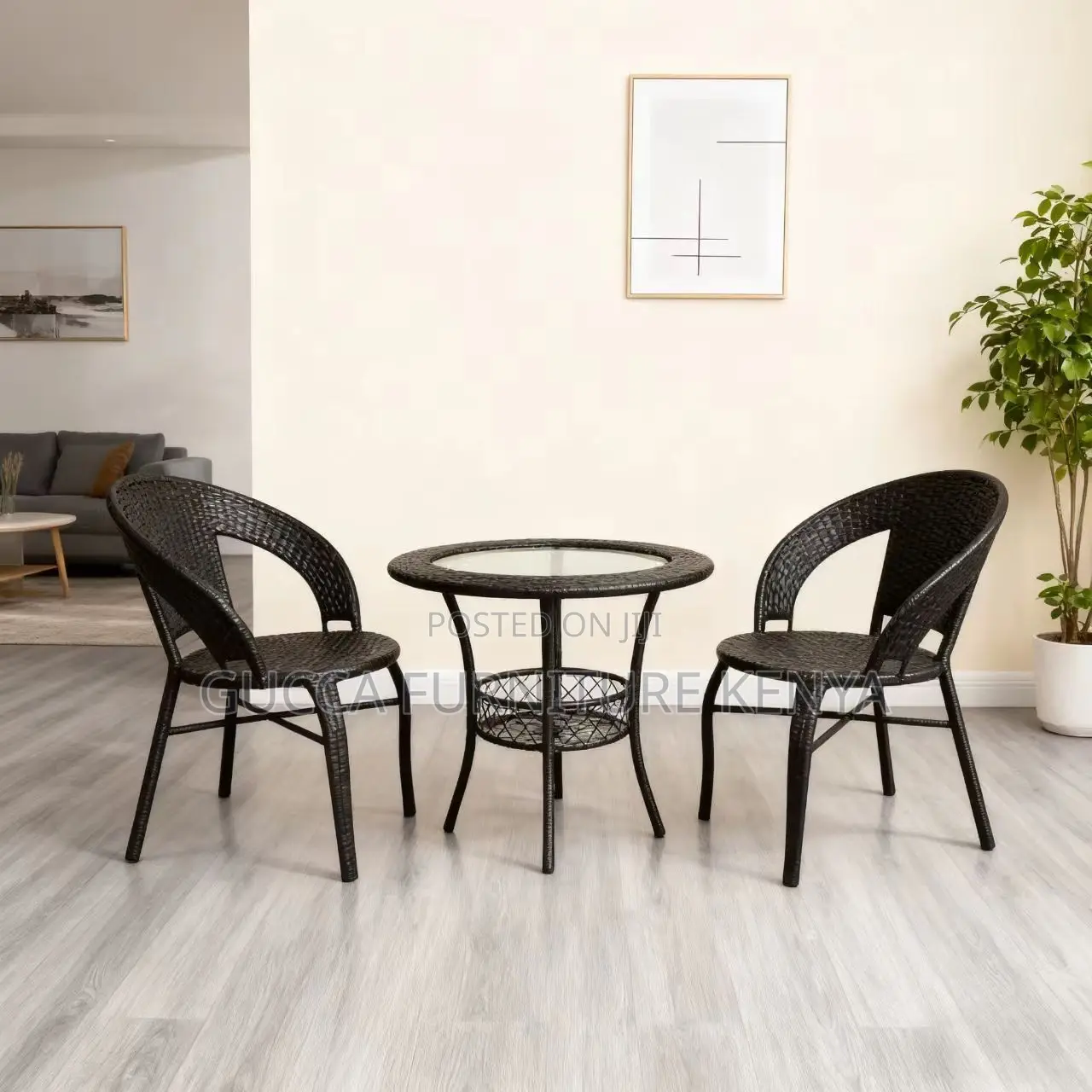 2-seater Outdoor Home Office Dining Set