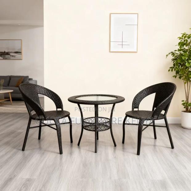 2-seater Outdoor Home Office Dining Set - thumbnail 9