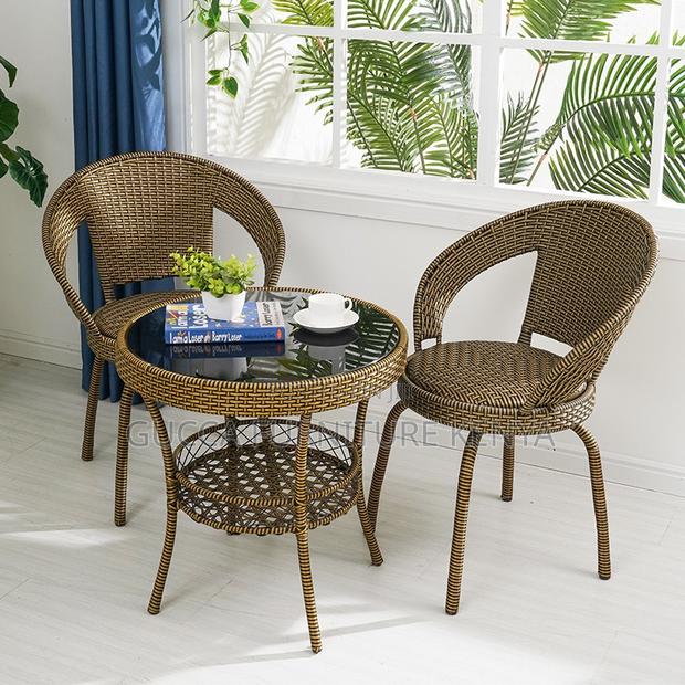 2-seater Outdoor Home Office Dining Set - thumbnail 10