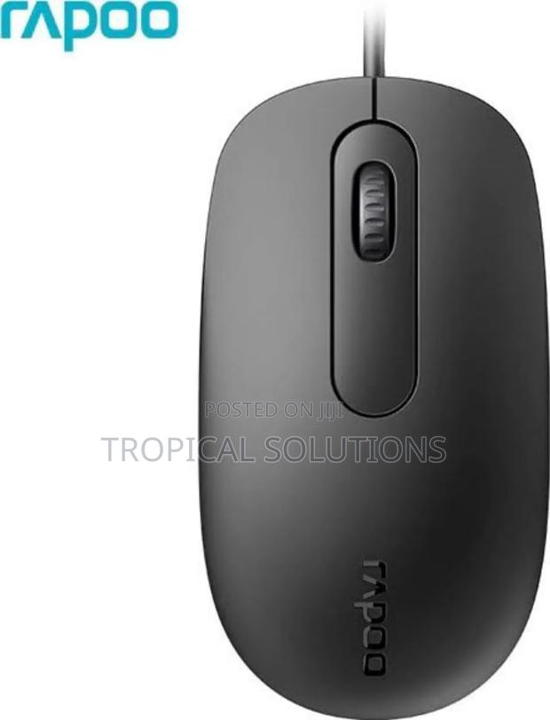 Rapoo Wired Ambidextrous Mouse Full Size N200 - thumbnail 3