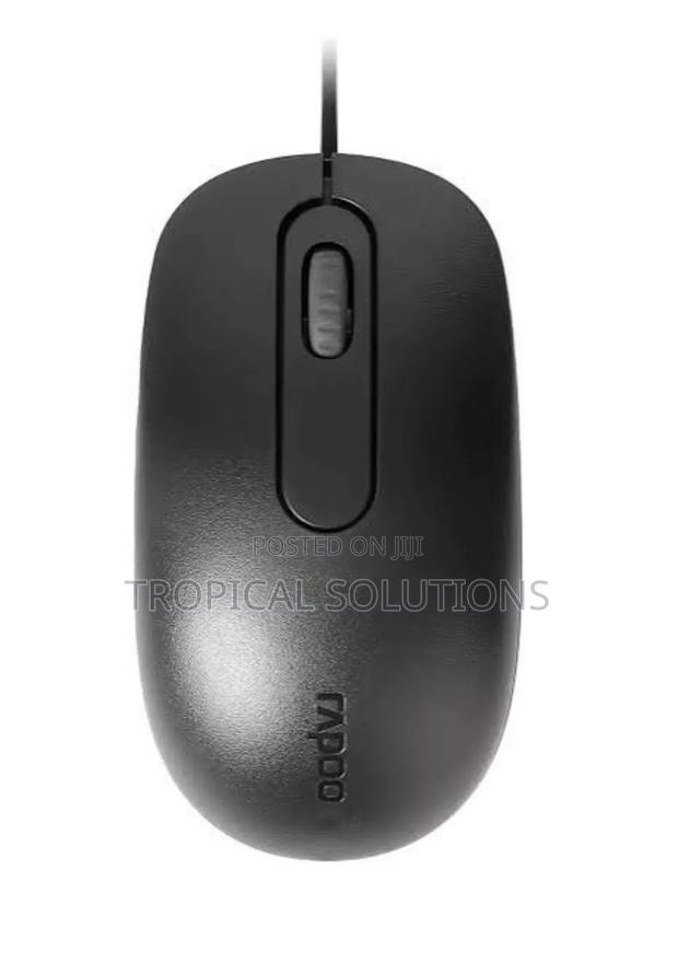 Rapoo Wired Ambidextrous Mouse Full Size N200 - thumbnail 4