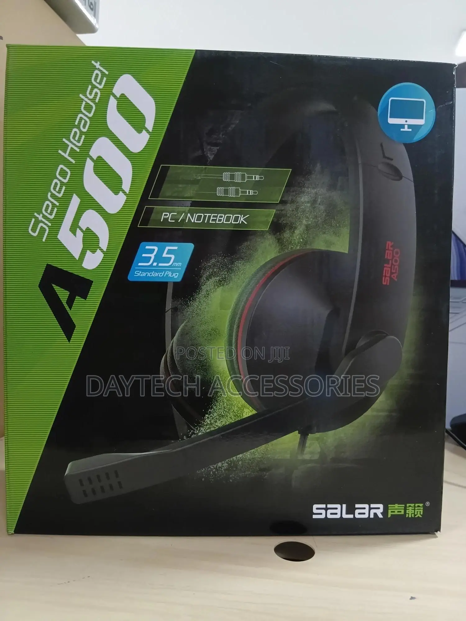 Salar A500 Wired Stereo Gaming Headset for PCS and Notebooks.