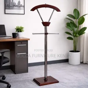 Executive Mahogany Office Coat Hanger