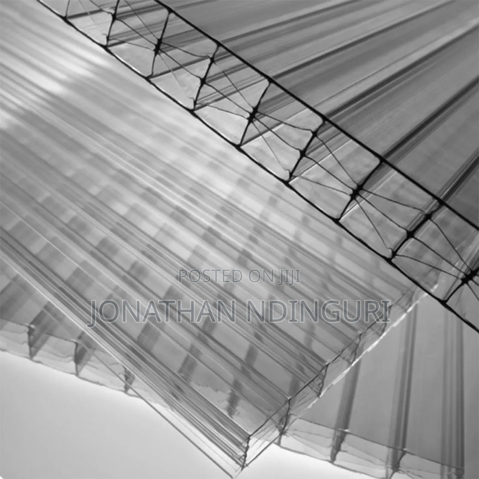 Clear Hollow Polycarbonate Panel
