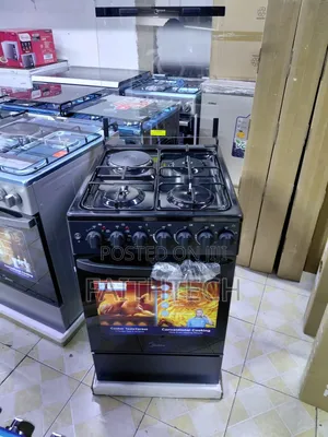 Midea 50 by 60 3g 1e Standing Cooker (5de3gih-Bk)Black