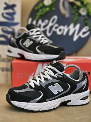 Newbalance 530 Black White Suede - main view