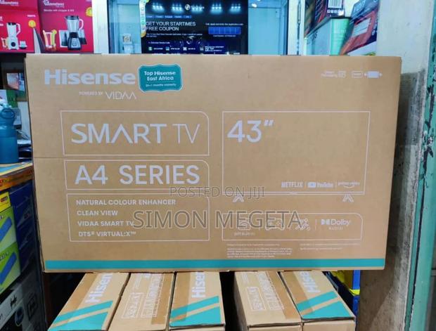 *Restocked*  
*Hisense 43" Smart A4