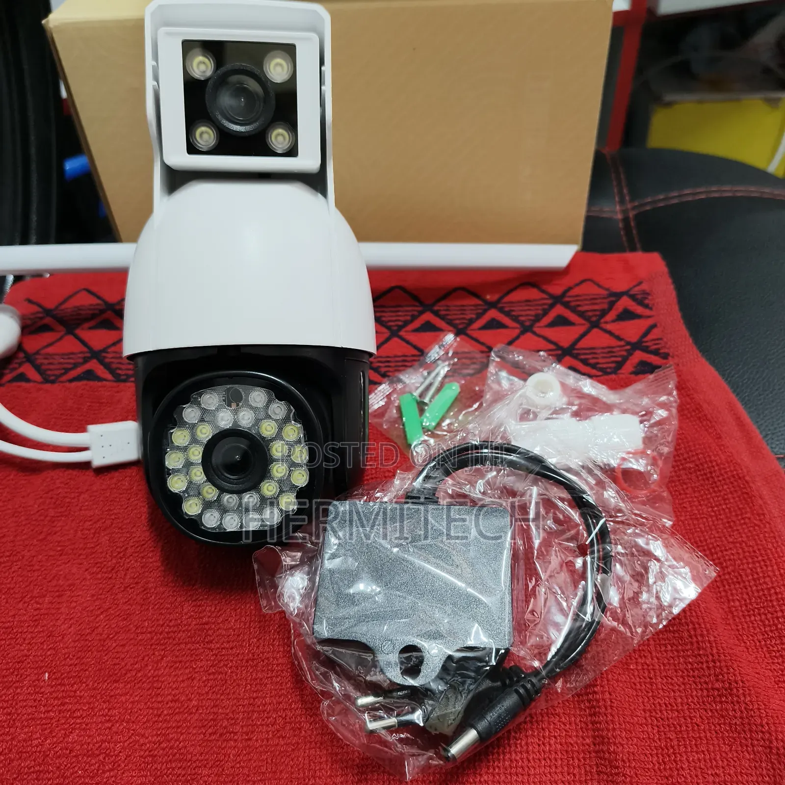 Duallens CCTV With Excellent Lighting for Clear Coloured Night Vision