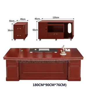 Executive 180cm L-shaped Office Boss Table