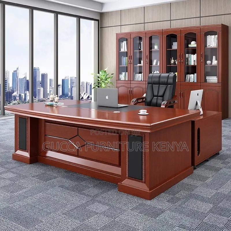 Executive 180cm L-shaped Office Boss Table