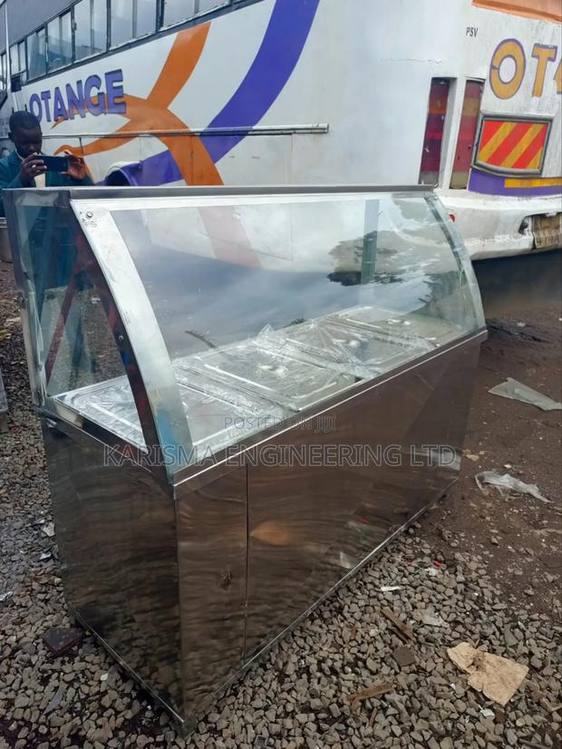 Commercial Stainless Steel Food Warmer Display