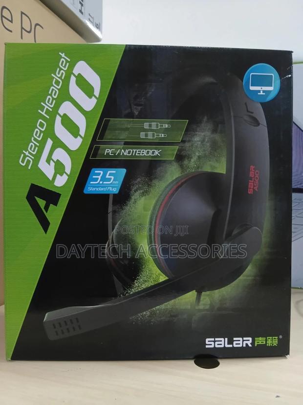 Salar A500 Wired Stereo Gaming Headset for PCS and Notebooks. - thumbnail 2