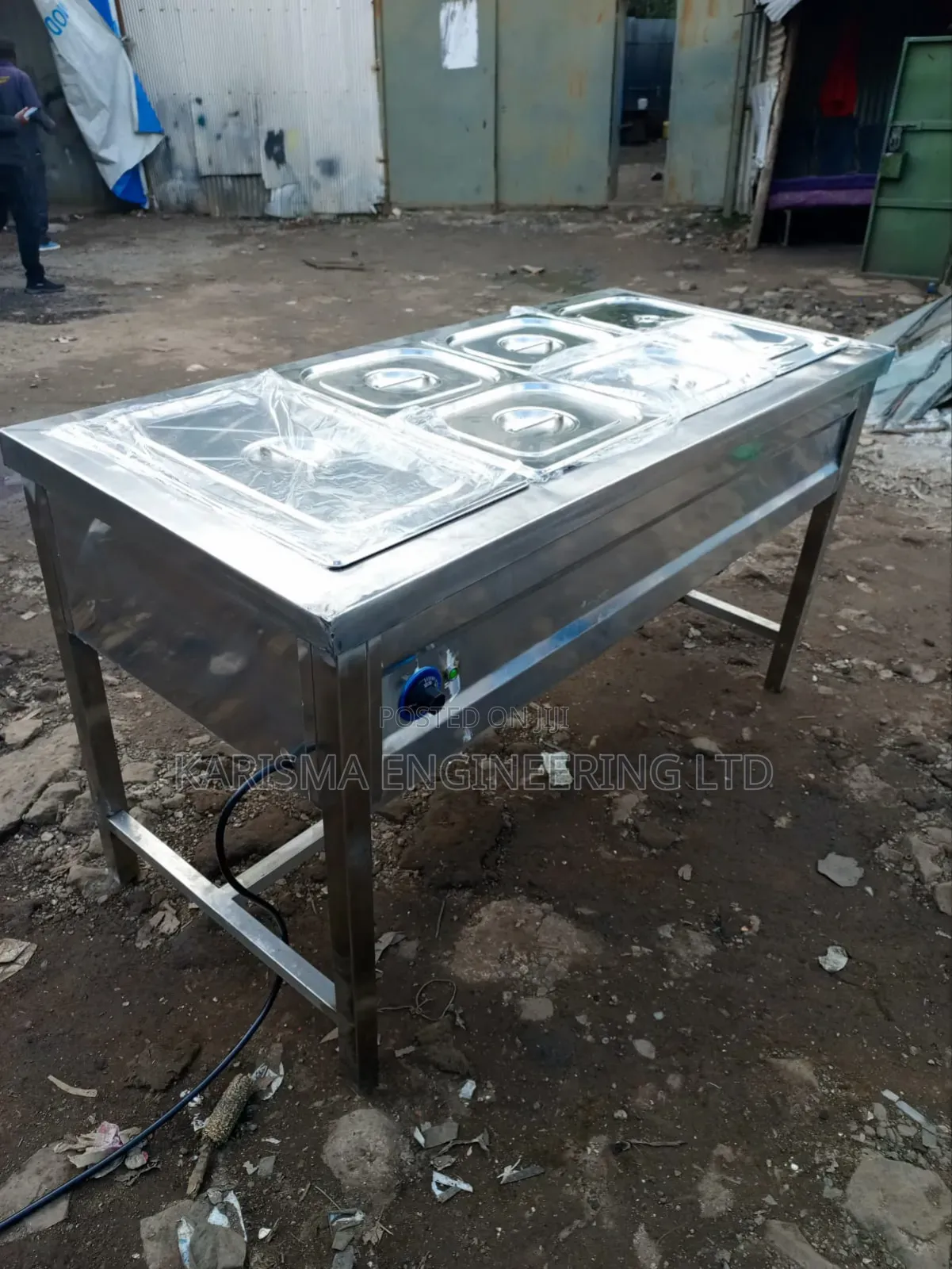Stainless Steel Food Warmer Display
