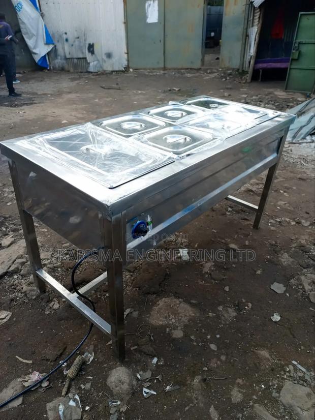 Stainless Steel Food Warmer Display - main view