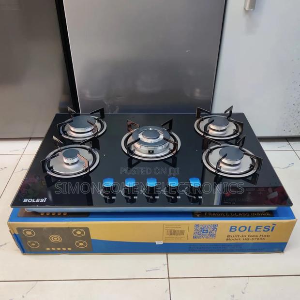 *Bolesi Built In Kitchen Hob 90cm 5 Gas Burner