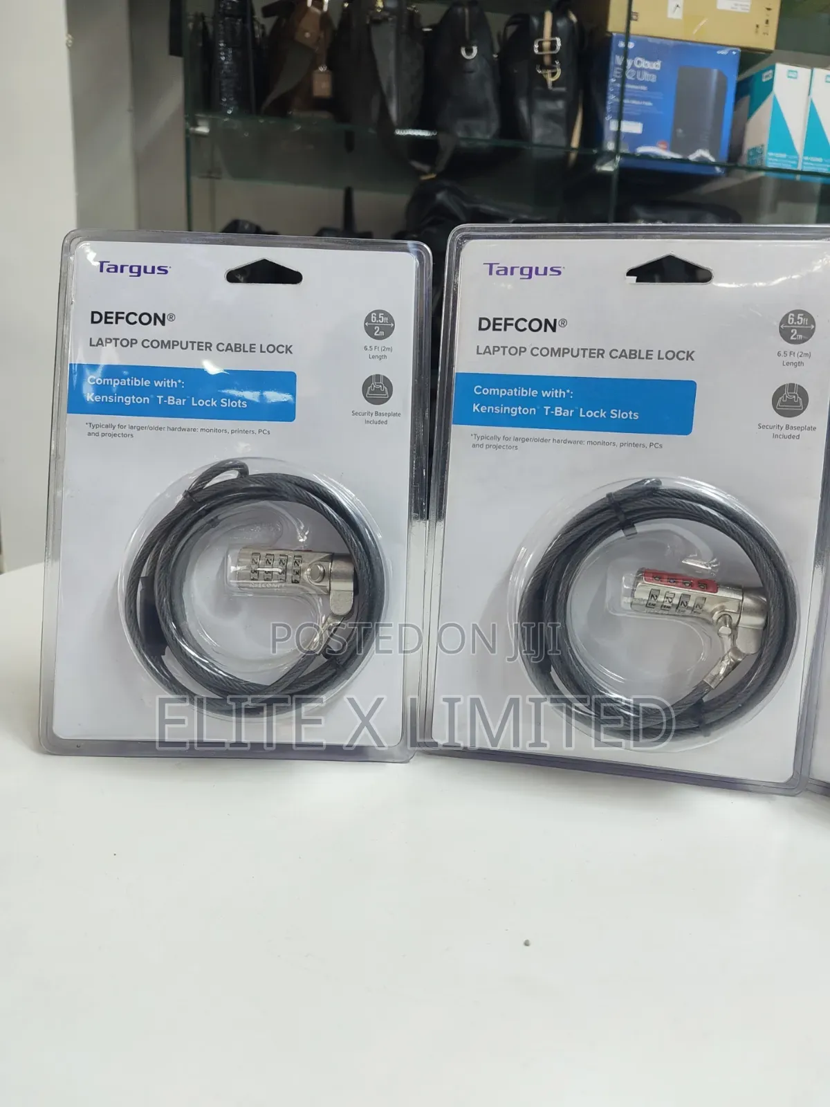 Targus Defcon Laptop Computer Cable Lock (2m/6.5ft)