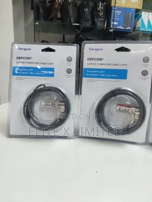 Targus Defcon Laptop Computer Cable Lock (2m/6.5ft)