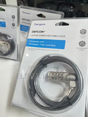 Targus Defcon Laptop Computer Cable Lock (2m/6.5ft)