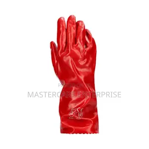 Red Pvc Gloves