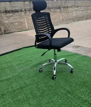 Secretarial Office Chair With Headrest