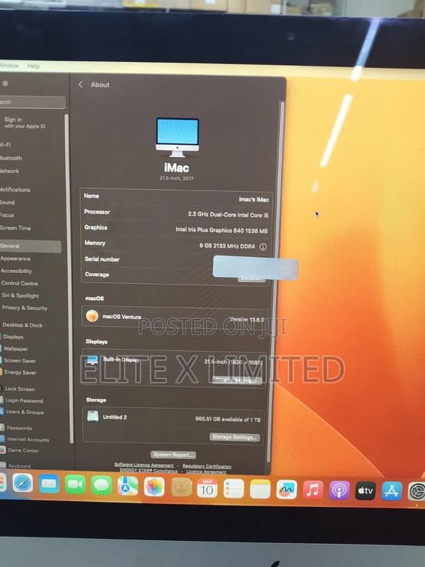 Desktop Computer Apple iMac 8GB Intel Core i5 HDD 1T - thumbnail 2