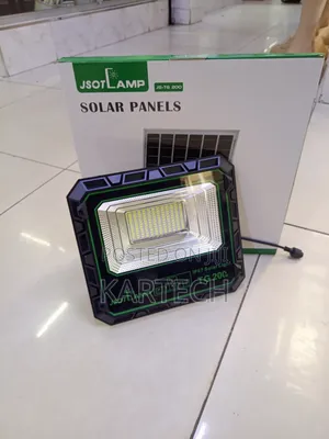 Jsot Tg 200w Solar Flood Light Security Lamp -With Panel