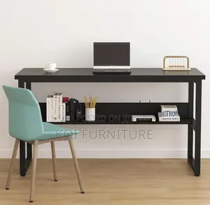 Office Table : Tribesigns Black Computer Office Desk