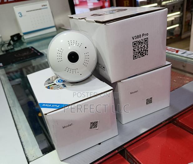 Fisheye Bulb CCTV Camera - main view