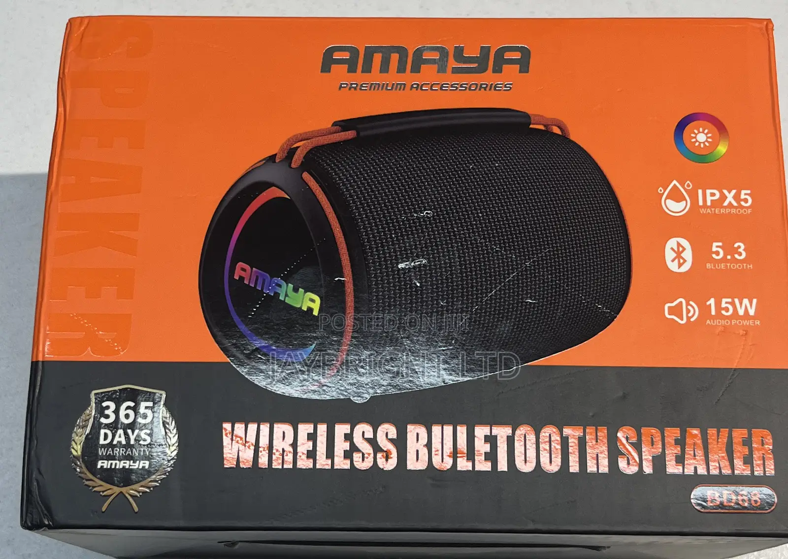 Amaya Bd68 Wireless Bluetooth Speaker