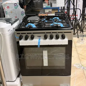 Von Vcf653131nsy 60 Cm Freestanding Cooker – 3 Gas + 1 Electric