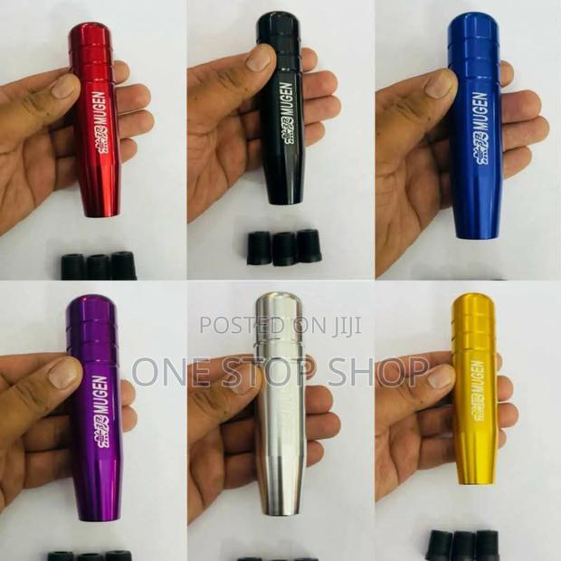 13cm Long Metallic Colored Automatic Gear Knob Mugen Brand