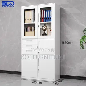 Office Cabinet : Metal Filing Cabinet With Multi-Compartment Design