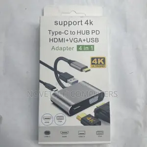 4 In 1 Usb C To Hdmi 4k Vga Usb 3.0 Type C To Vga Hdmi Converter