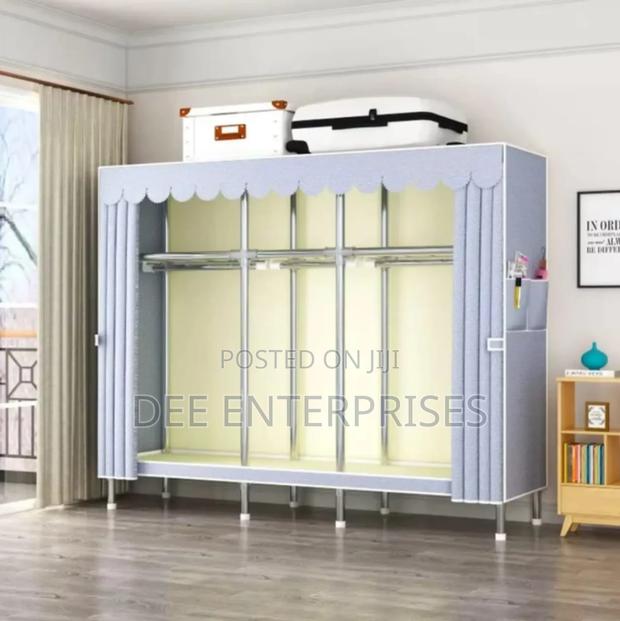 Heavy Duty Metallic Portable Wardrobe