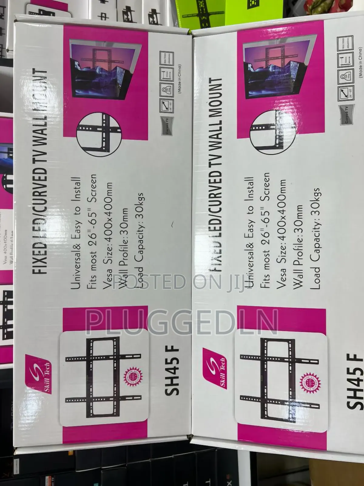 *Skilltech Fixed Tv Bracket 45f 26"-65"