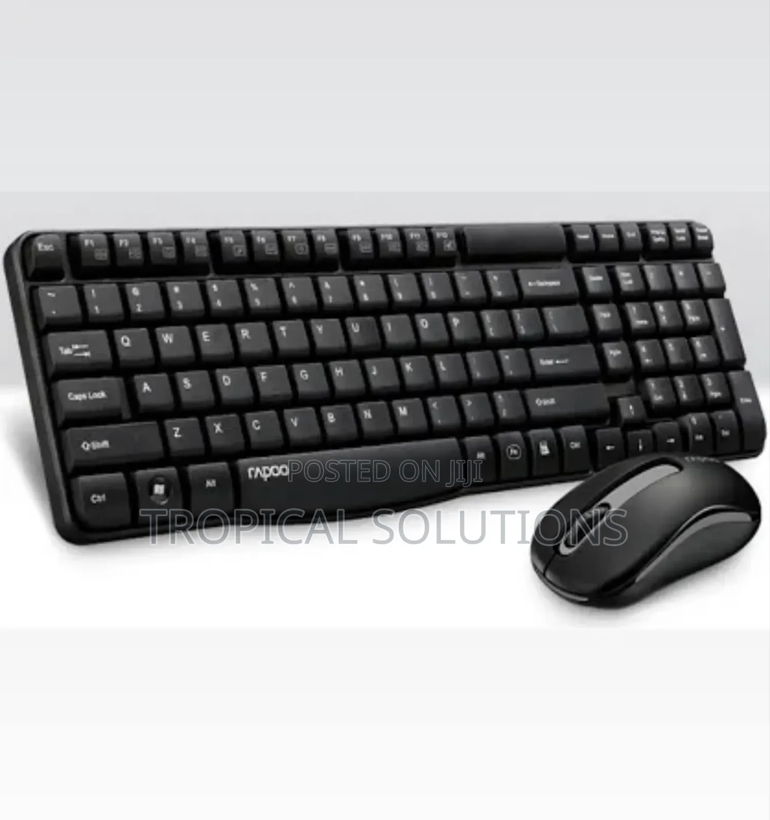 Rapoo Wireless Keyboard and Mouse X1800s - Black