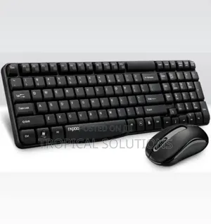 Rapoo Wireless Keyboard and Mouse X1800s - Black