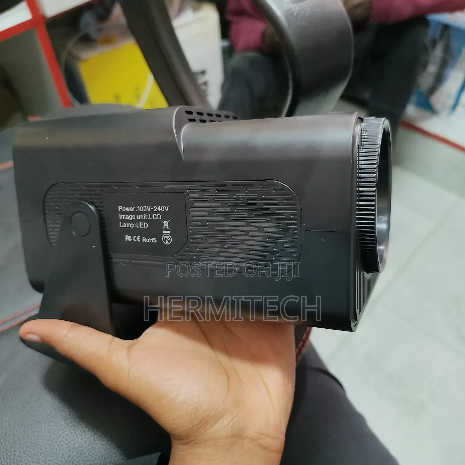 Hy320 Black Projector Resolution With Hdmi Port