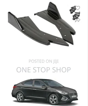 Black Rear Side Lip Unique Design in Pair