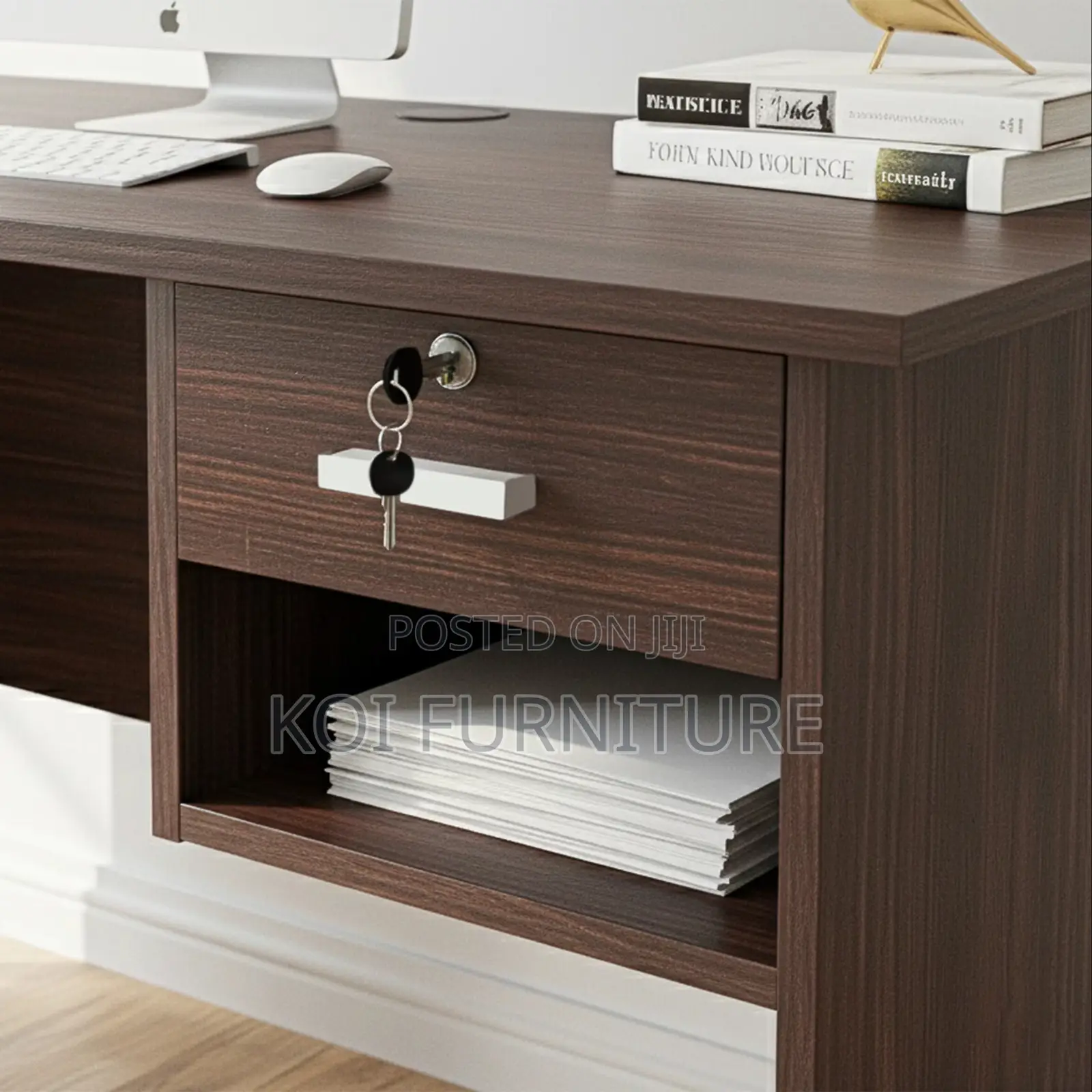 Office Desk : Modern 1 Metre Home Office Desk
